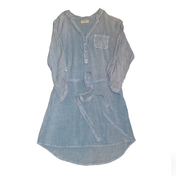 Bobbie Brooks size medium shirt dress. Adjustable sleeves, Pocket on front - Picture 11 of 12